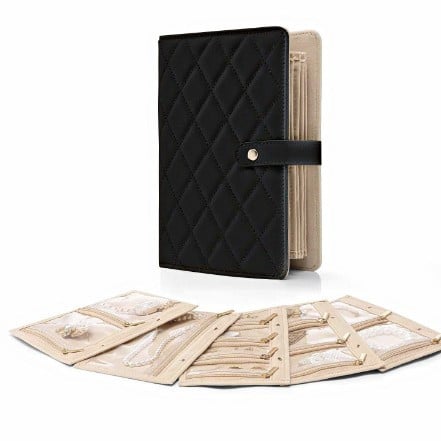 No More Tangled Necklaces – Luxury Travel Jewelry Organizer Book