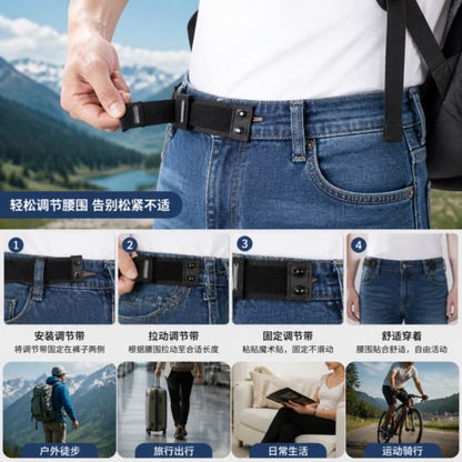 HAILTH Tactical Metal Hook Elastic Belt (Buy 1 Get 1 Free)