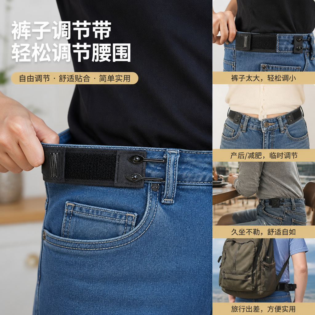 HAILTH Tactical Metal Hook Elastic Belt (Buy 1 Get 1 Free)