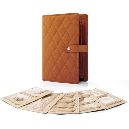 No More Tangled Necklaces – Luxury Travel Jewelry Organizer Book