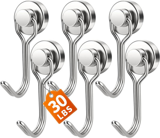 🔥Limited Time 49% Off✨2026 Upgrade Swivel Swing Magnetic Hooks 30LBS