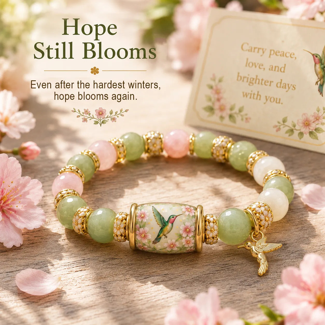 🌿 Love. Peace & Spring Blessings 💖 | 2026 Limited Edition Bracelet - Only 15 Left