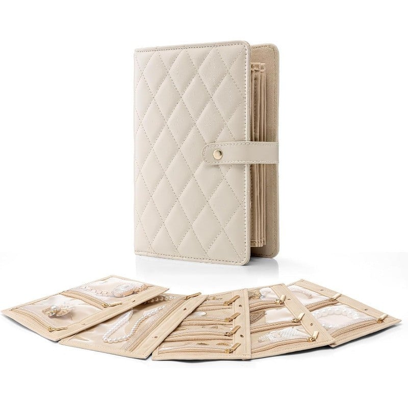 No More Tangled Necklaces – Luxury Travel Jewelry Organizer Book