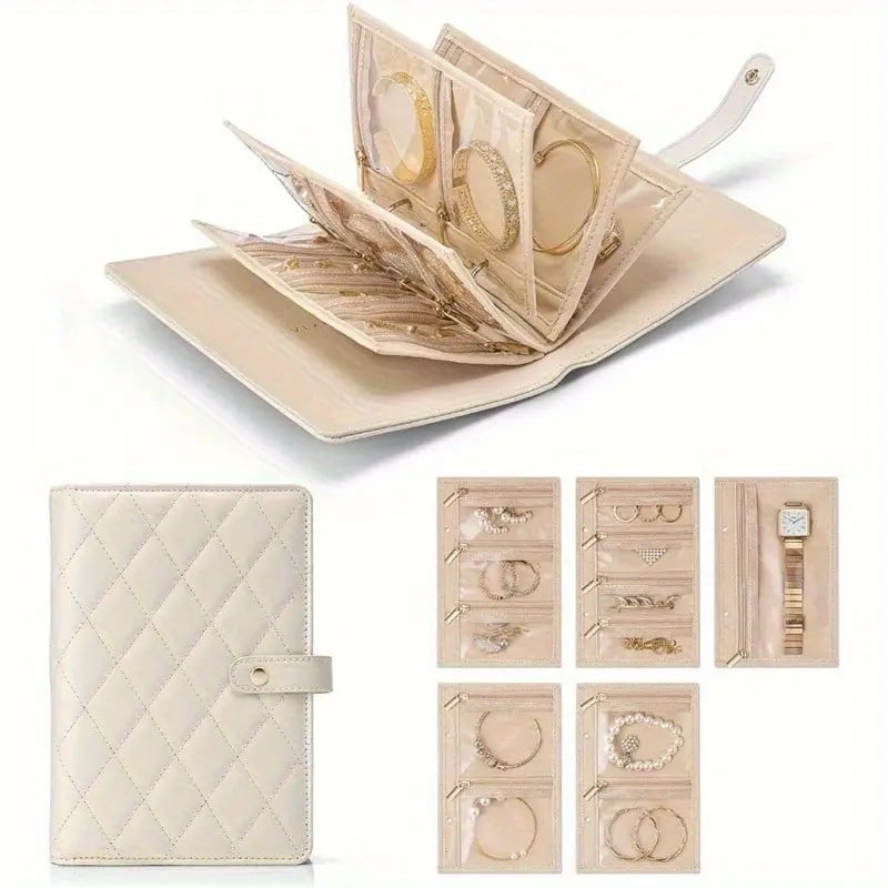 No More Tangled Necklaces – Luxury Travel Jewelry Organizer Book