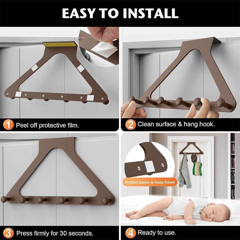 🚪Over-the-Door Hanger Organizer