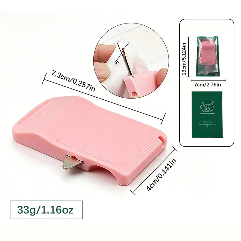 🧵 LIMITED-TIME 49% OFF! ✨ Sewing Seam Guide & Ripper – 3-in-1. Precise. Portable ✂️