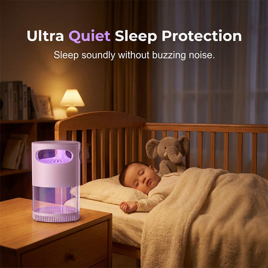 🦟 49% OFF 🎉! UV Mosquito Killer Lamp – quiet. USB. chemical-free. 50K+ sold! 🔇🌙